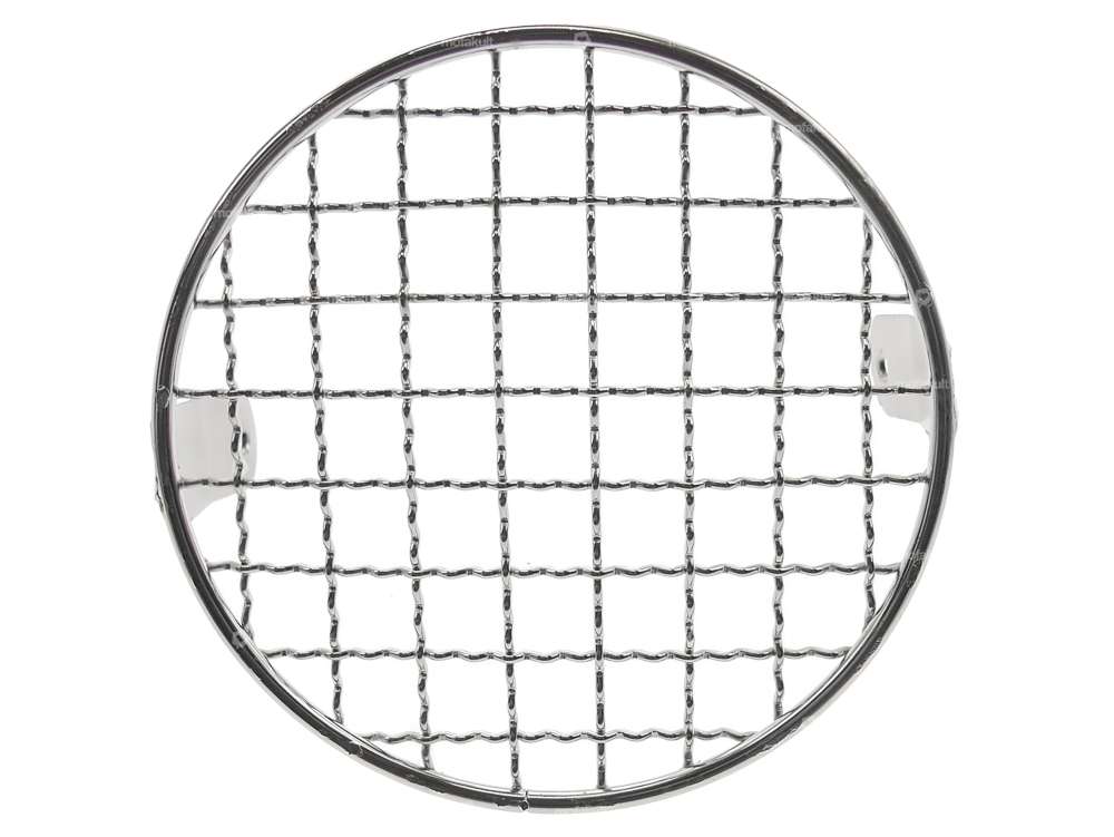 Grille de lampe ronde Chrome Carousel Image 2