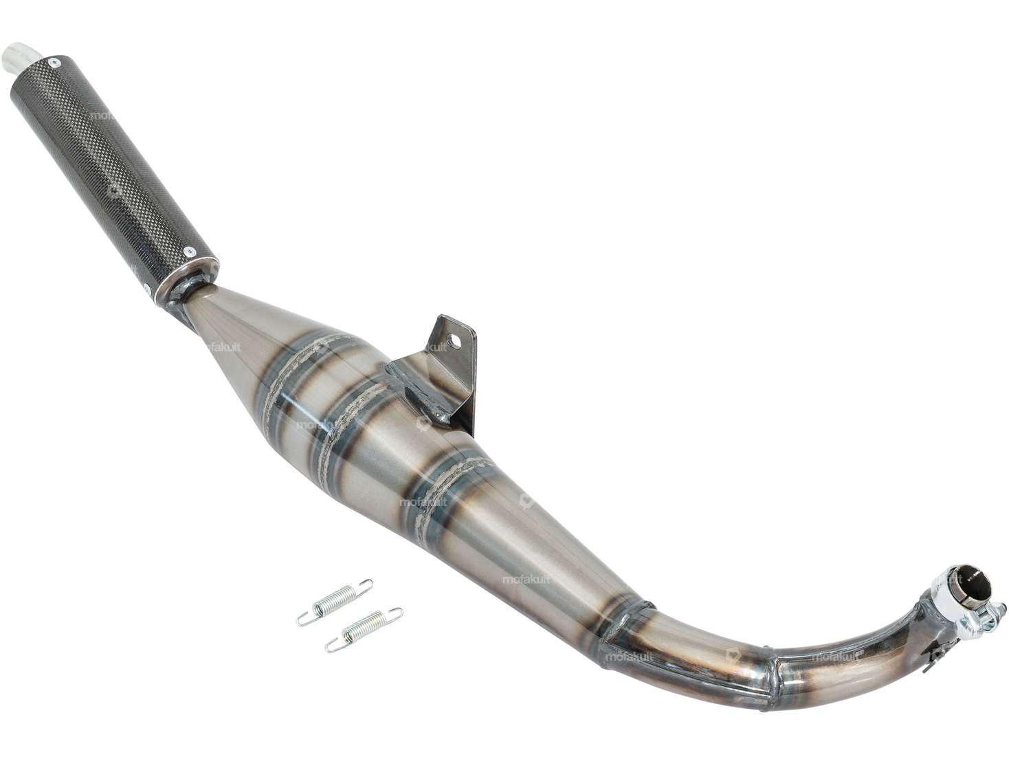 Simonini pot d'échappement Thunder Carbon | Piaggio Ciao, Bravo Carousel Image 1