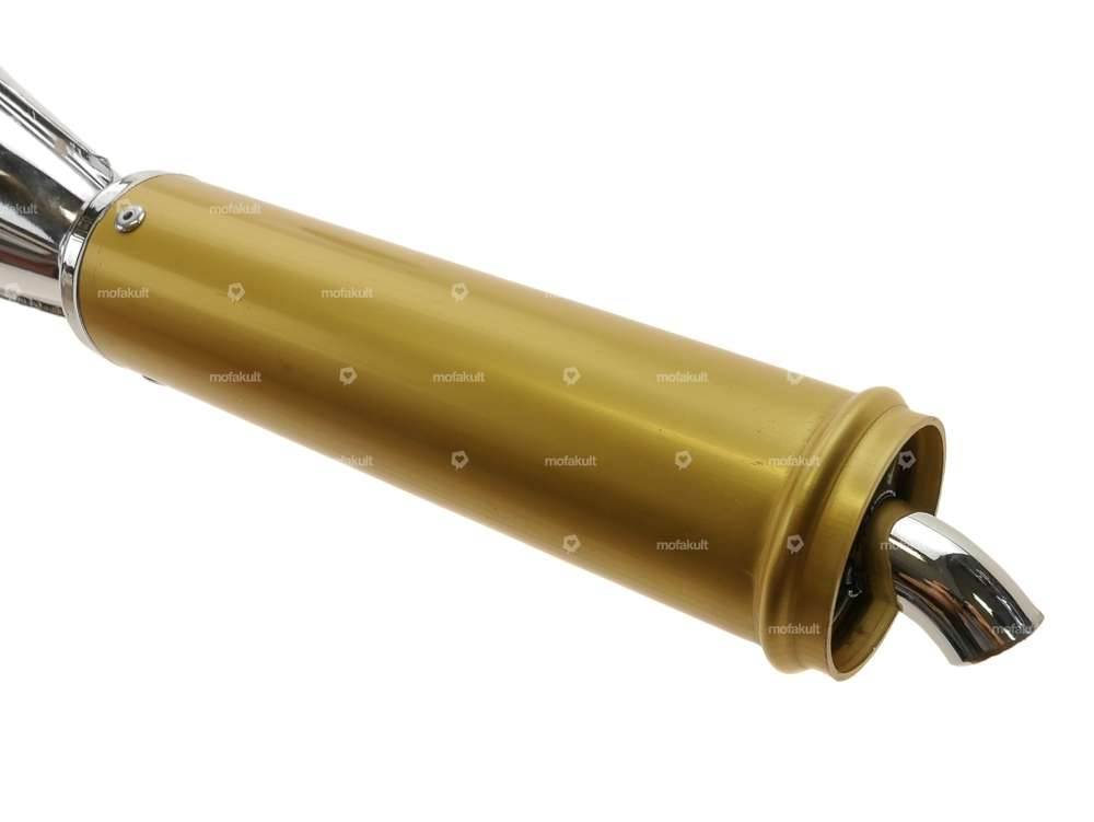 Biturbo Auspuff Chrom / gold | Puch Carousel Image 2