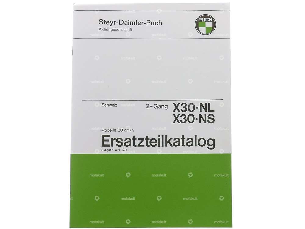 Ersatzteilkatalog | Puch X30 NS / NL (CH) Carousel Image 1