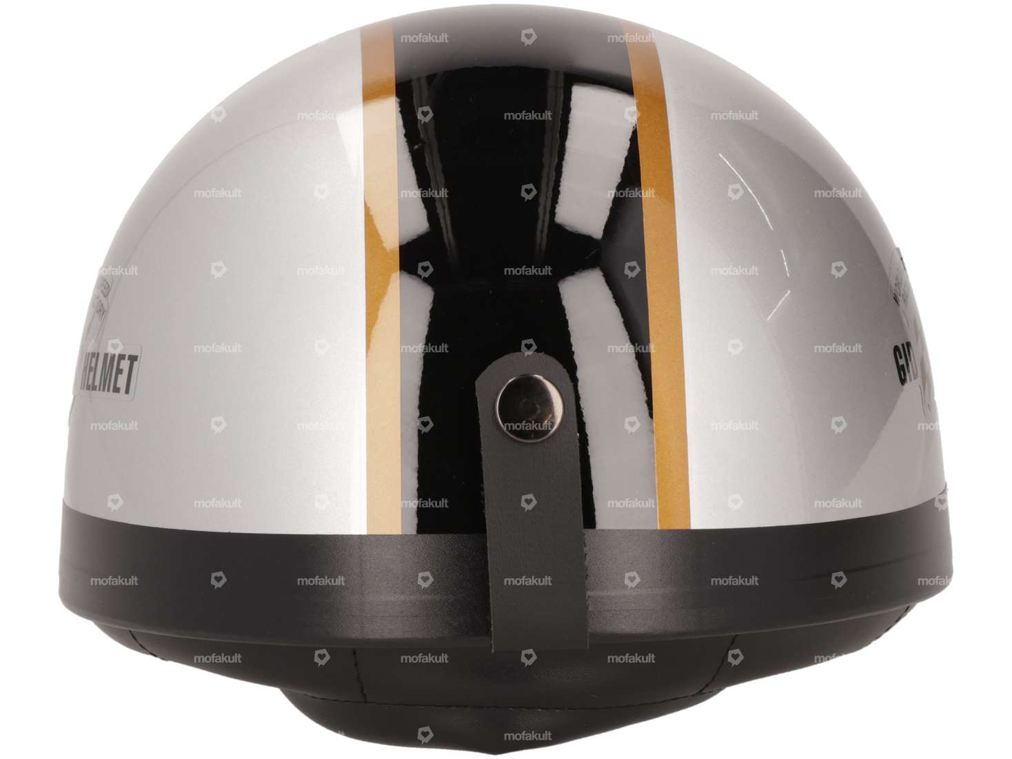 Topfhelm silbern mit Streifen Carousel Image 3