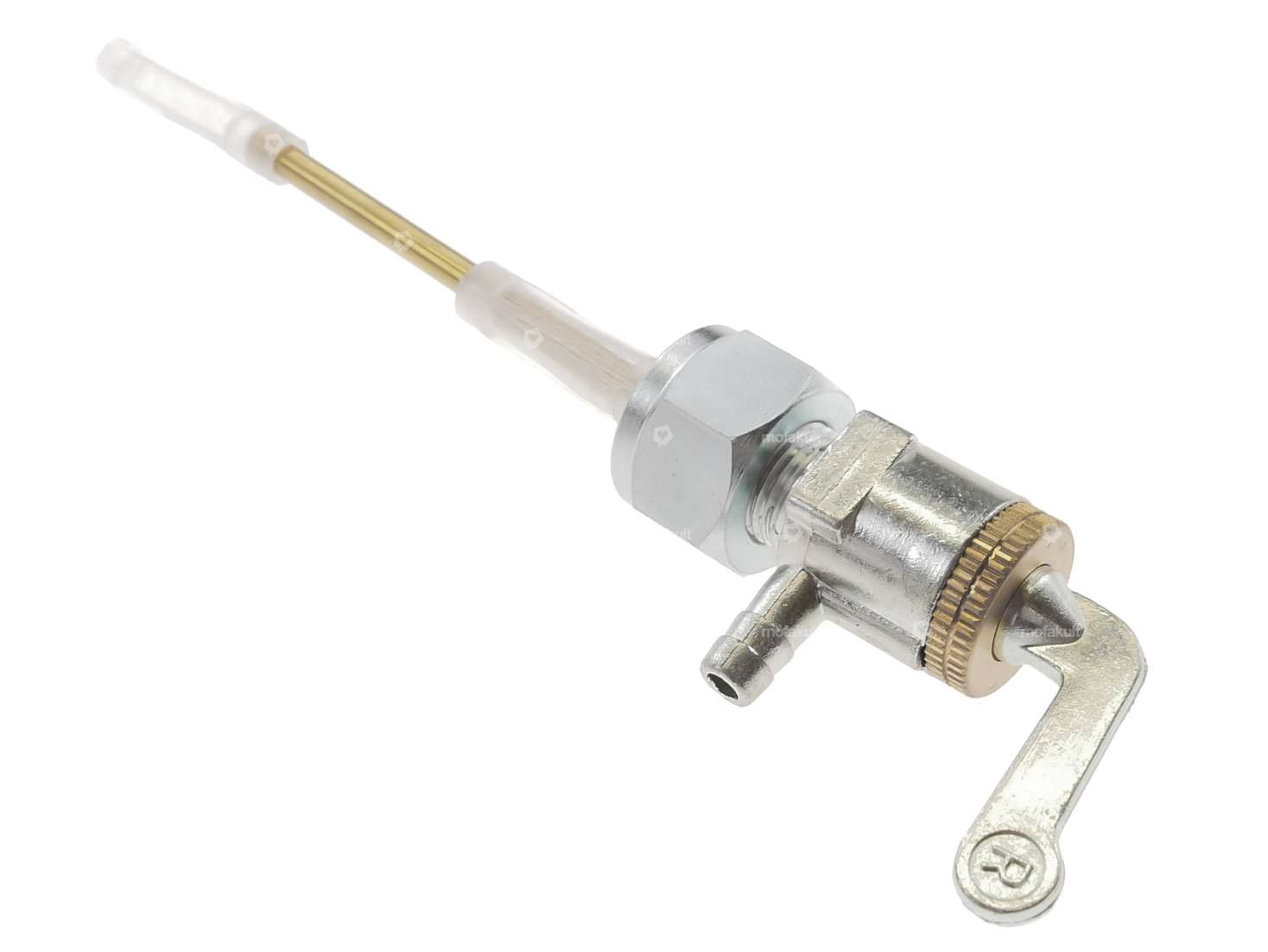 Robinet d'essence horizontal M16x1 (avec écrou-raccord) sortant par le bas Carousel Image 3