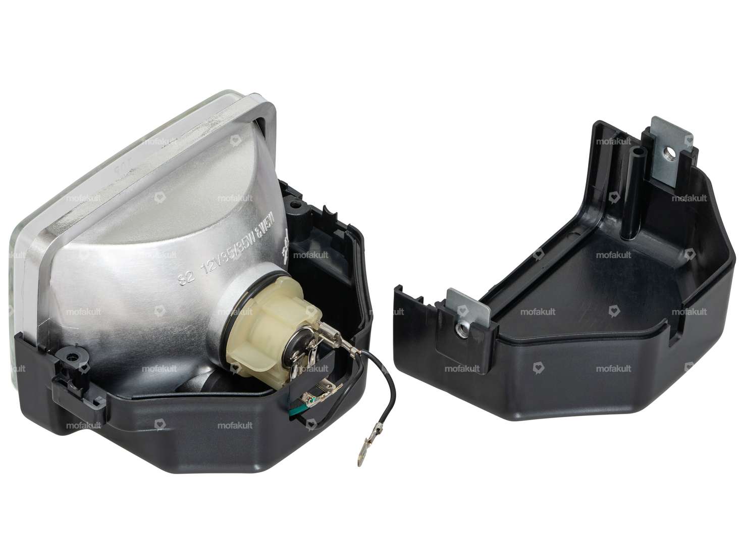 GPO Scheinwerfer eckig | Tomos A35 / Pony GTX, Cross Carousel Image 3