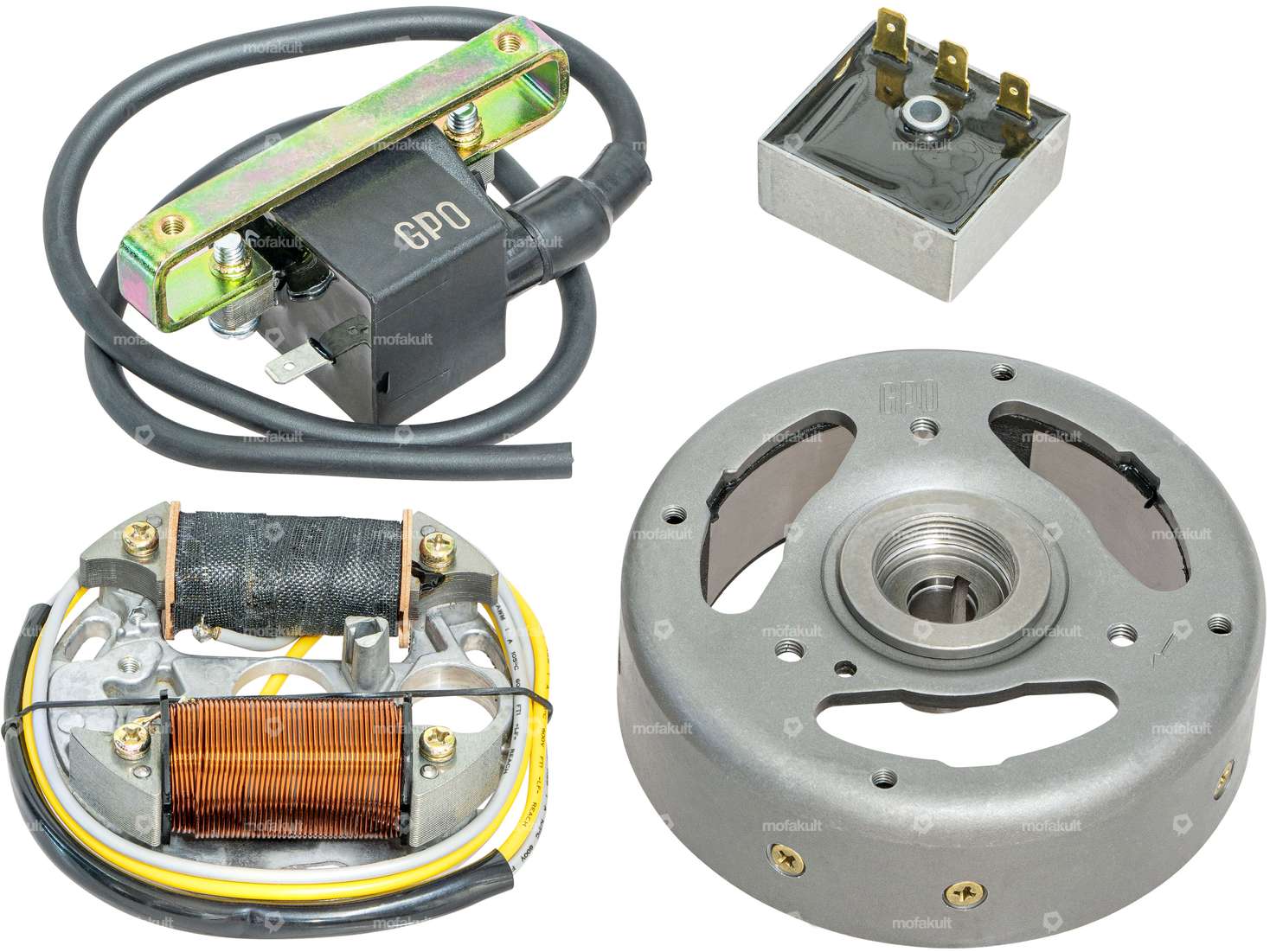 GPO CDI Zündung-Set rechtsdrehend 6V Carousel Image 1