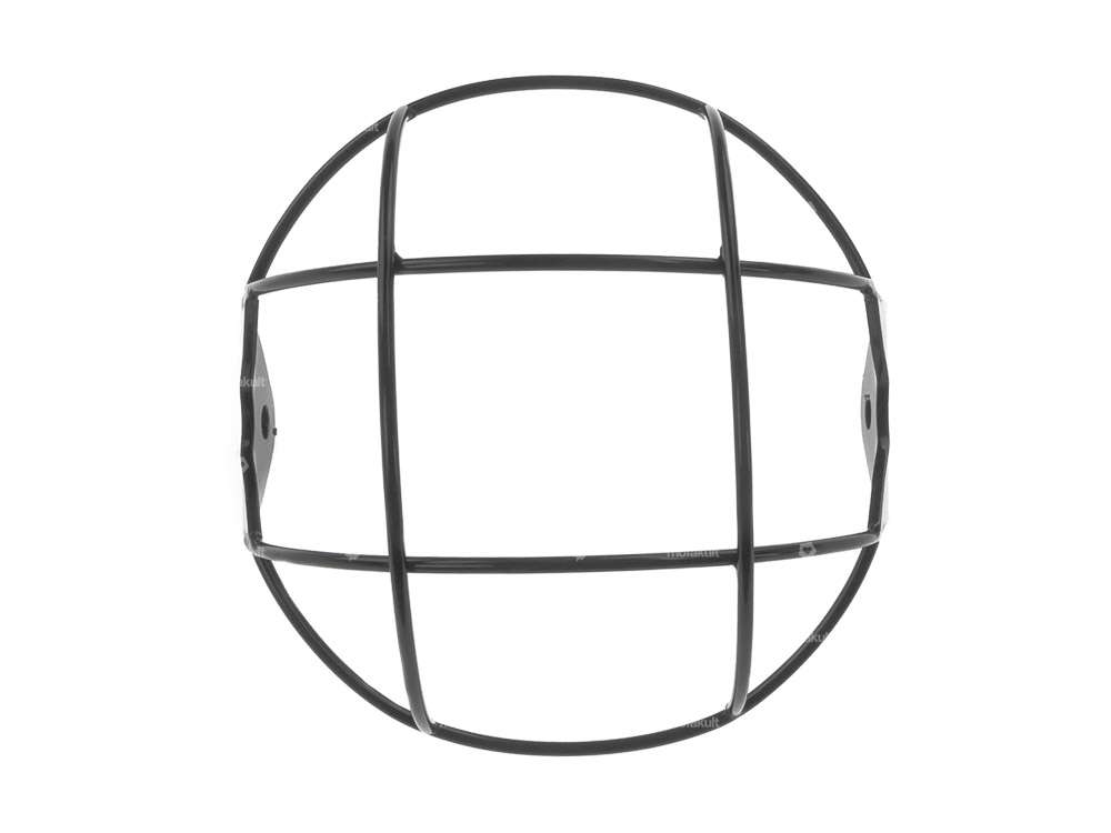 MLM Grille de lampe ronde noire Carousel Image 2