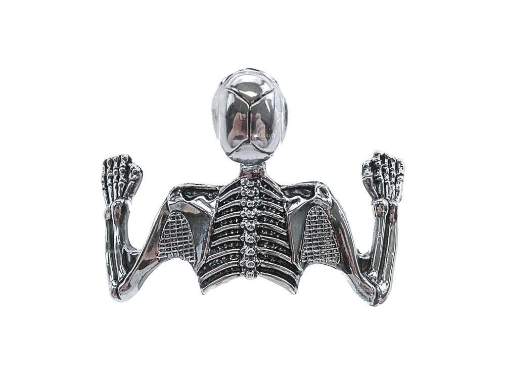 Visor Skull small chrome Carousel Image 2