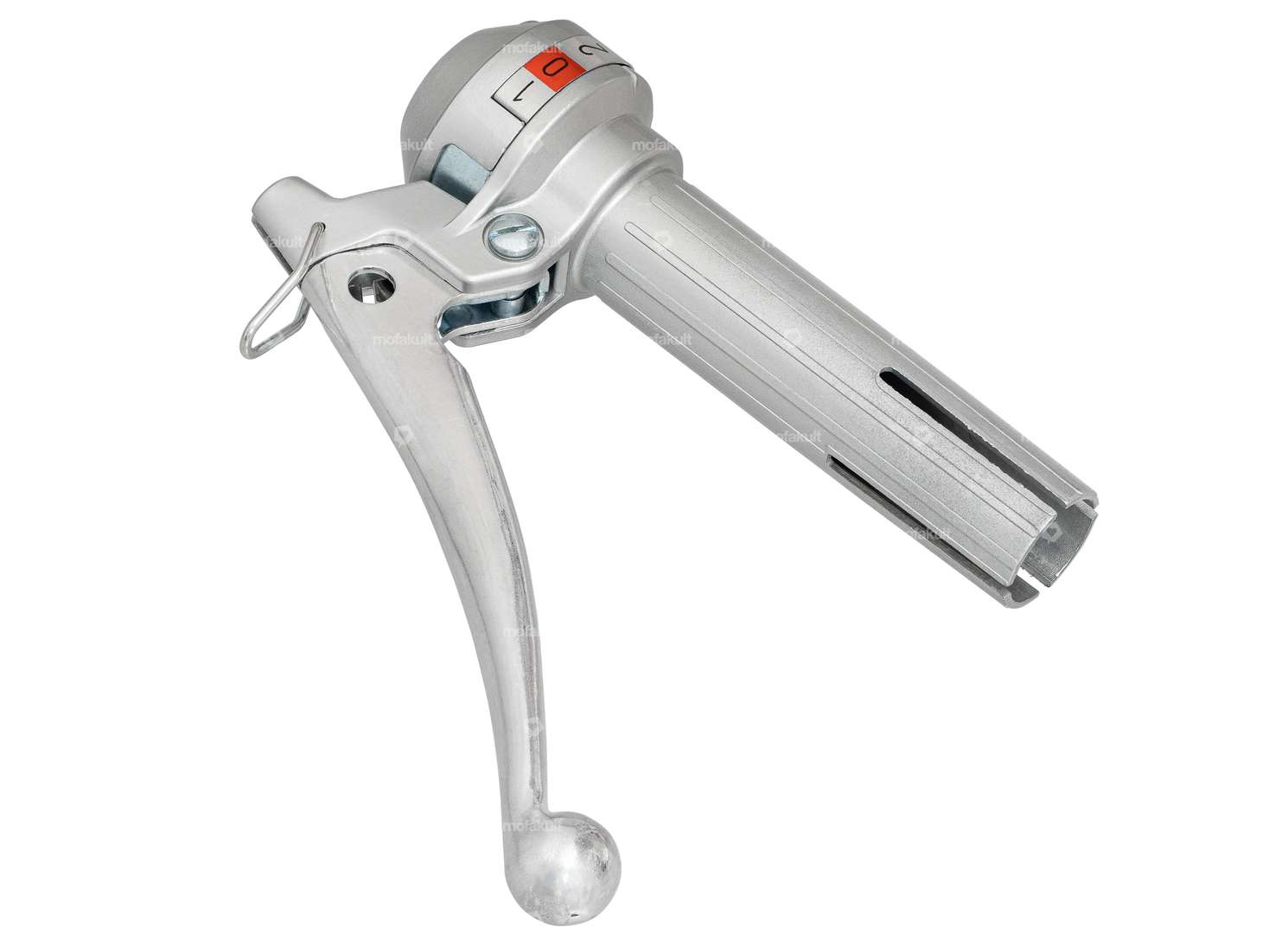 swiing® revival Poignée de commande 2 vitesses (réplique Magura) argentée Carousel Image 3