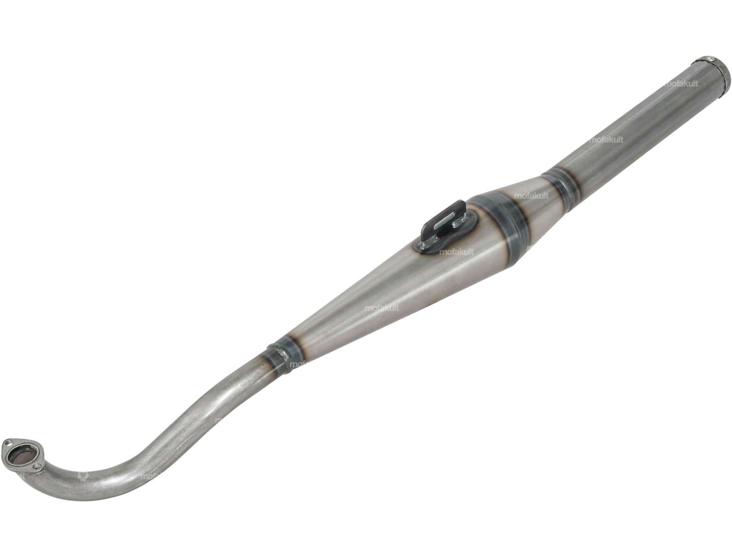 HOMOET Auspuff P4 blank | Puch (gerader Auslass) Carousel Image 1