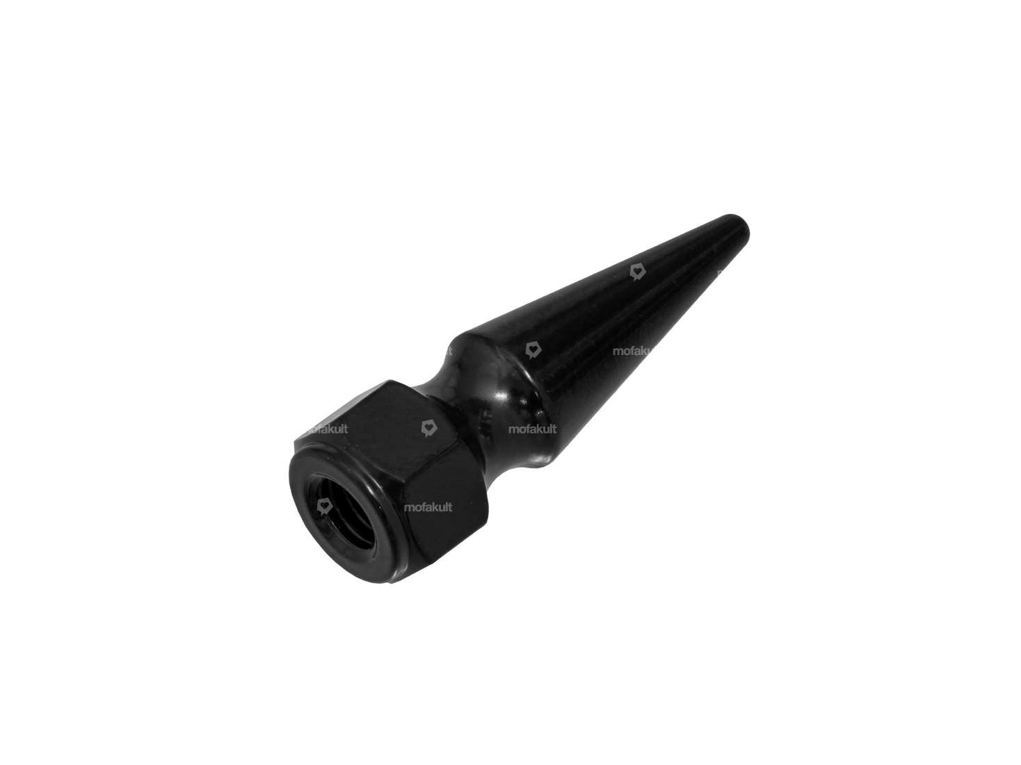 66HEROES Spitzmutter «Spike» M5 Inox schwarz Carousel Image 2