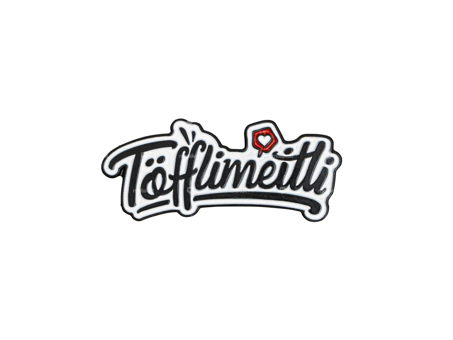 Pin's mk-Merch "Töfflimeitli" 30 x 13 mm Carousel Image 1