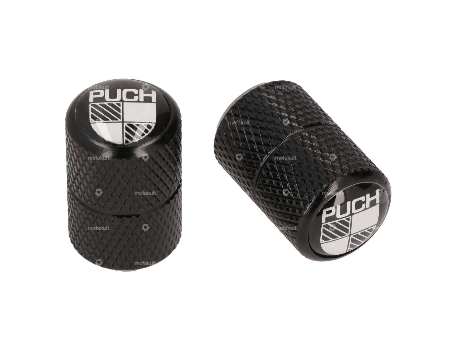 mk-Merch Bouchon de valve Puch Alu noir Carousel Image 1