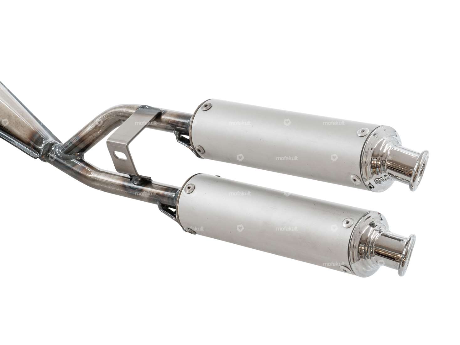 TECNO Circuit double silencer exhaust | Tomos A3, A35 Carousel Image 4