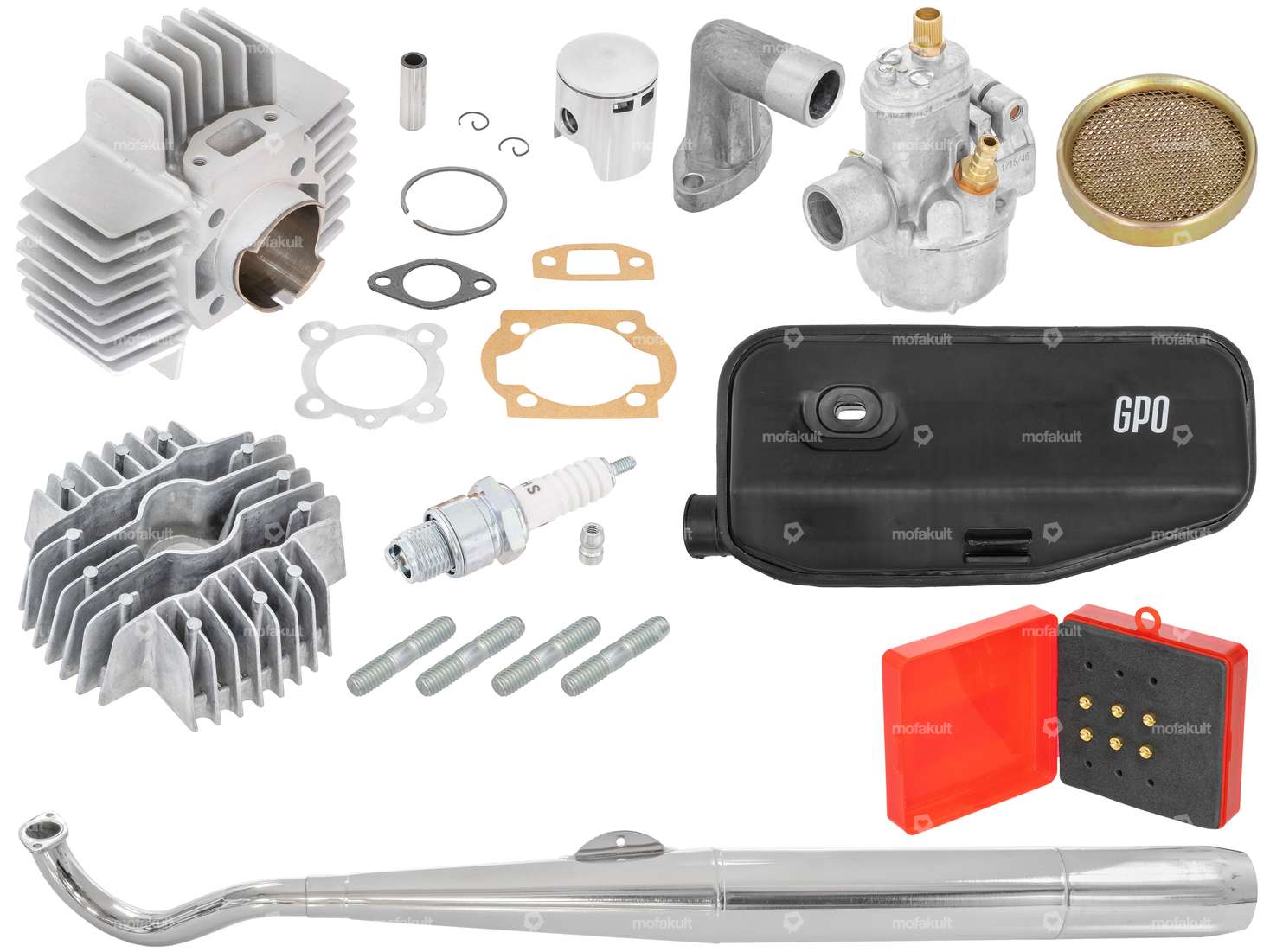 GPO tuning set 45 mm (budget) | Puch E50, ZA50 Carousel Image 1