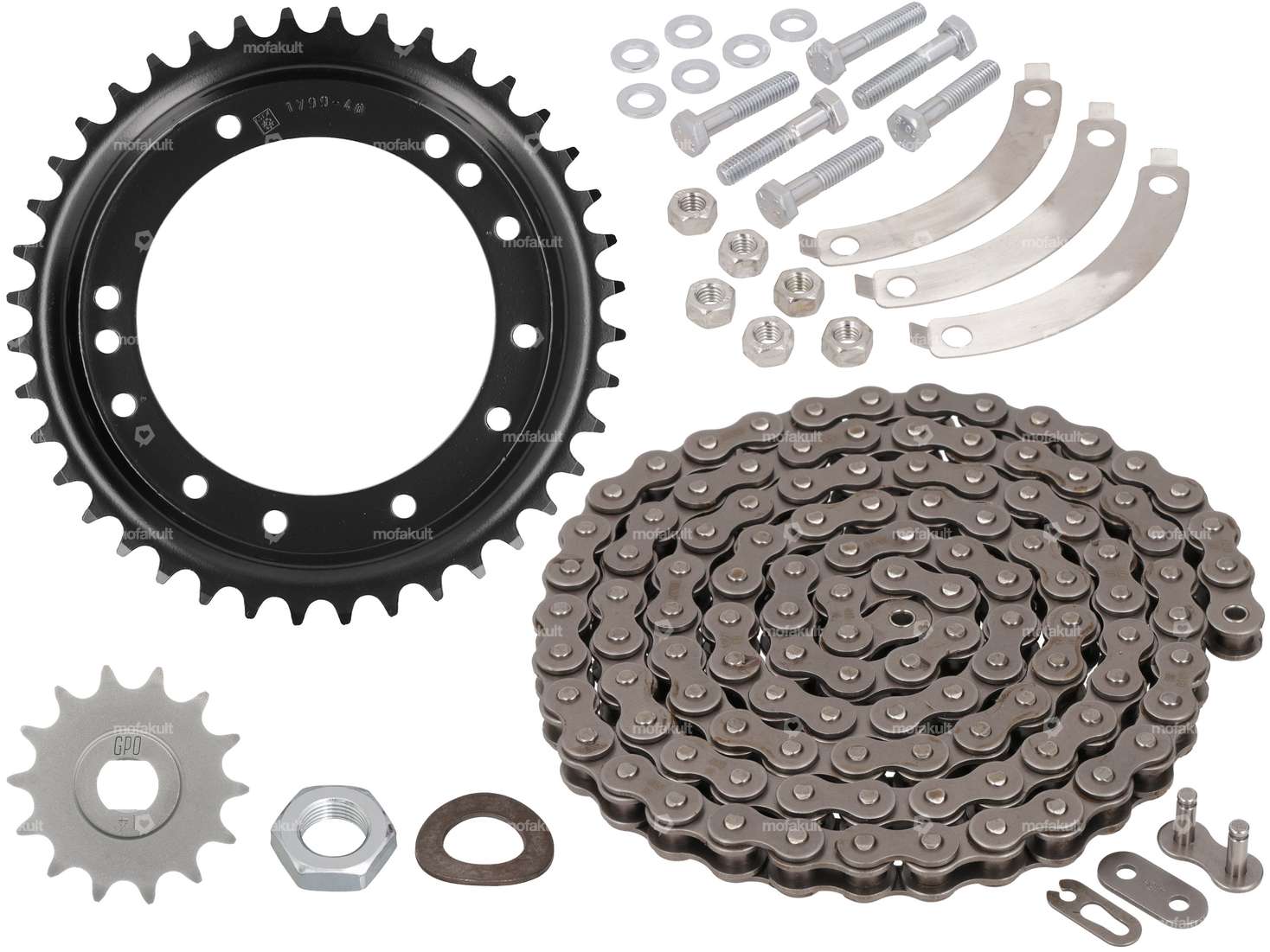 ESJOT Kit chaîne | Pony GTX, GTA / Hercules 623 / Alpa Turbo Carousel Image 1