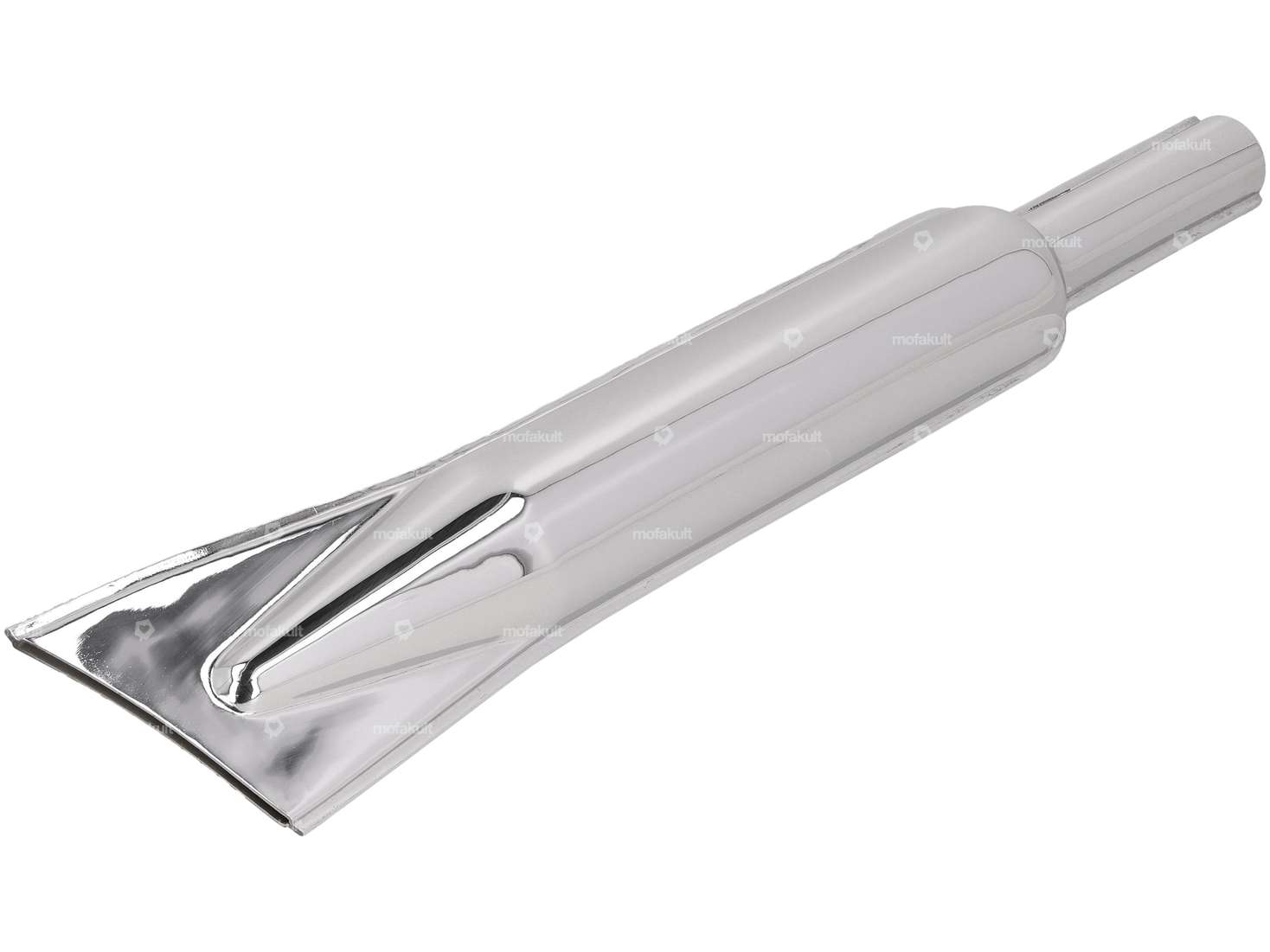 Pot d'échappement (28/56mm) chromé court Carousel Image 2