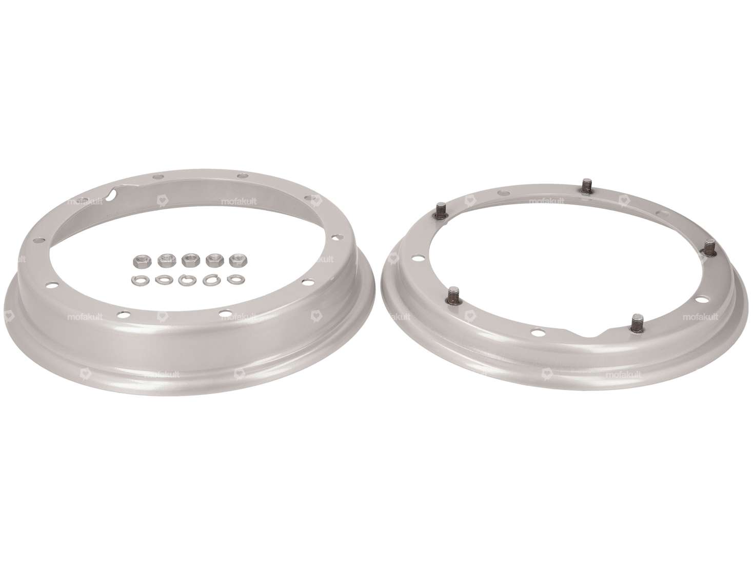 Jante Piaggio 2.10-10" argent | Vespa Largeframe, Smallframe Carousel Image 4