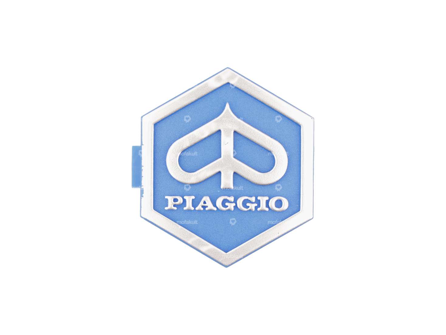 CIF Emblem Kaskade «Piaggio» Ø 38 mm | Vespa PX Lusso, T5, PK XL Carousel Image 1