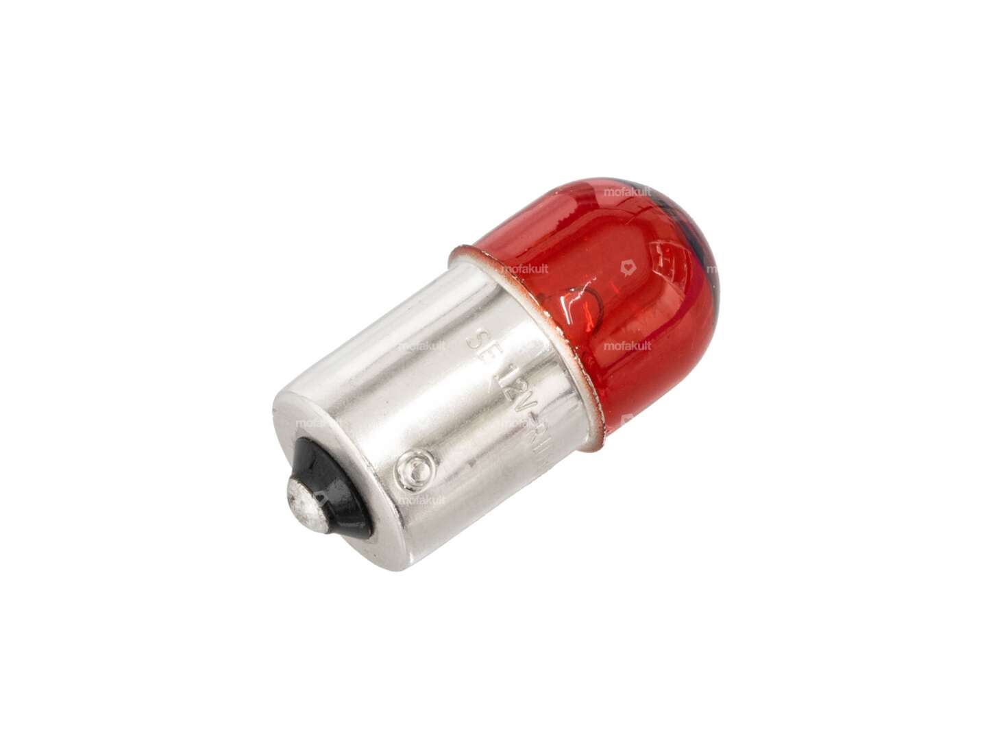 GPO Ampoule 12V - 10W (BA15s, G18) rouge 1 filament Carousel Image 1