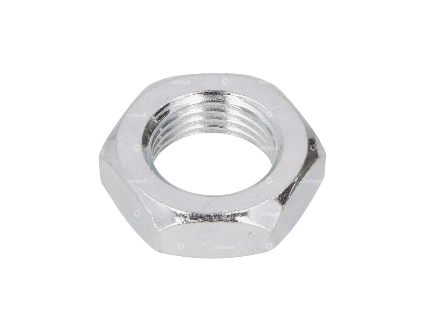 Nut M16x1.5 fine thread low galvanized Carousel Image 1