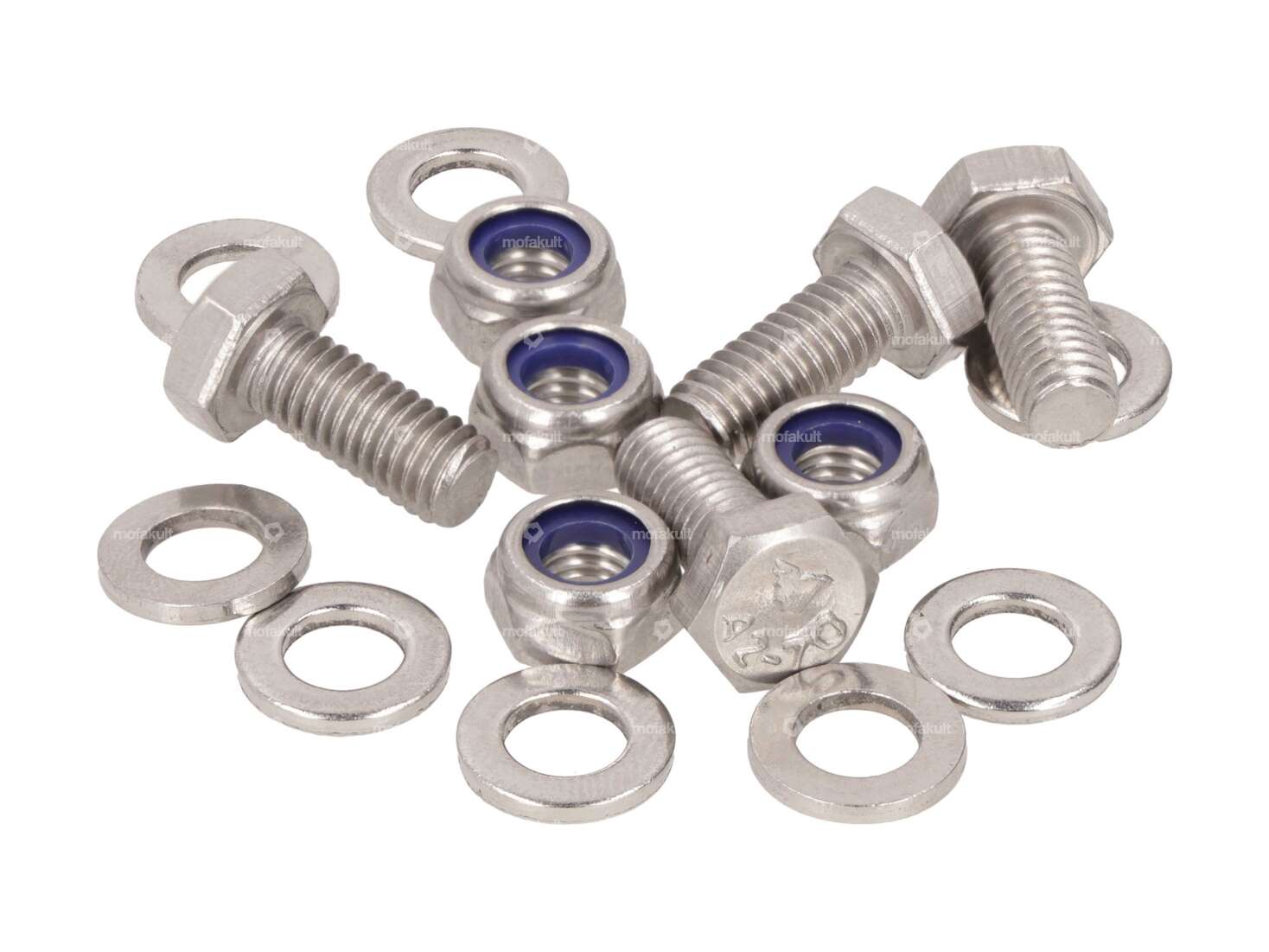 swiing® revival Schrauben-Set Gepäckträgerstangen Inox | Piaggio Ciao Carousel Image 1