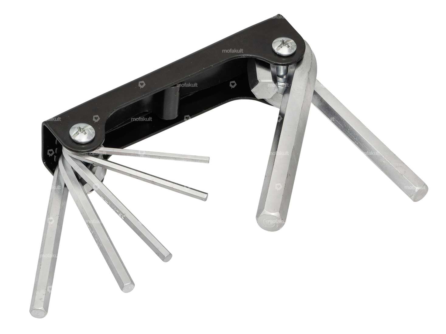 BGS hexagon socket wrench foldable 7 pcs. Carousel Image 1