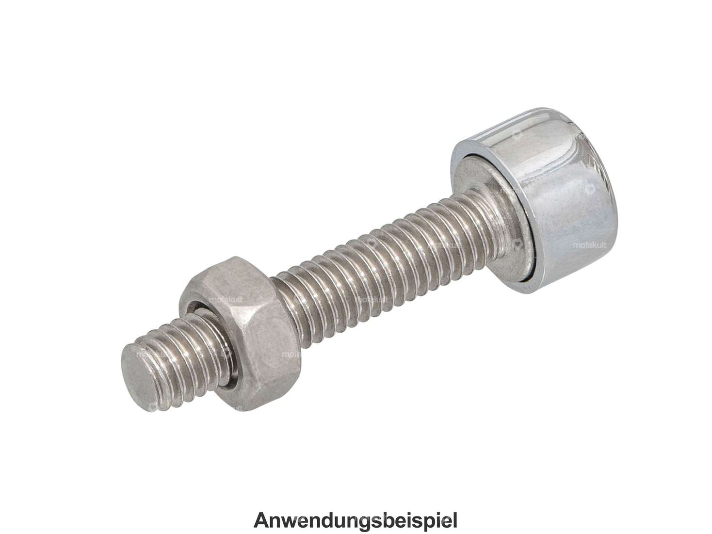 Cache tête à six pans creux M8 Chrome Carousel Image 4