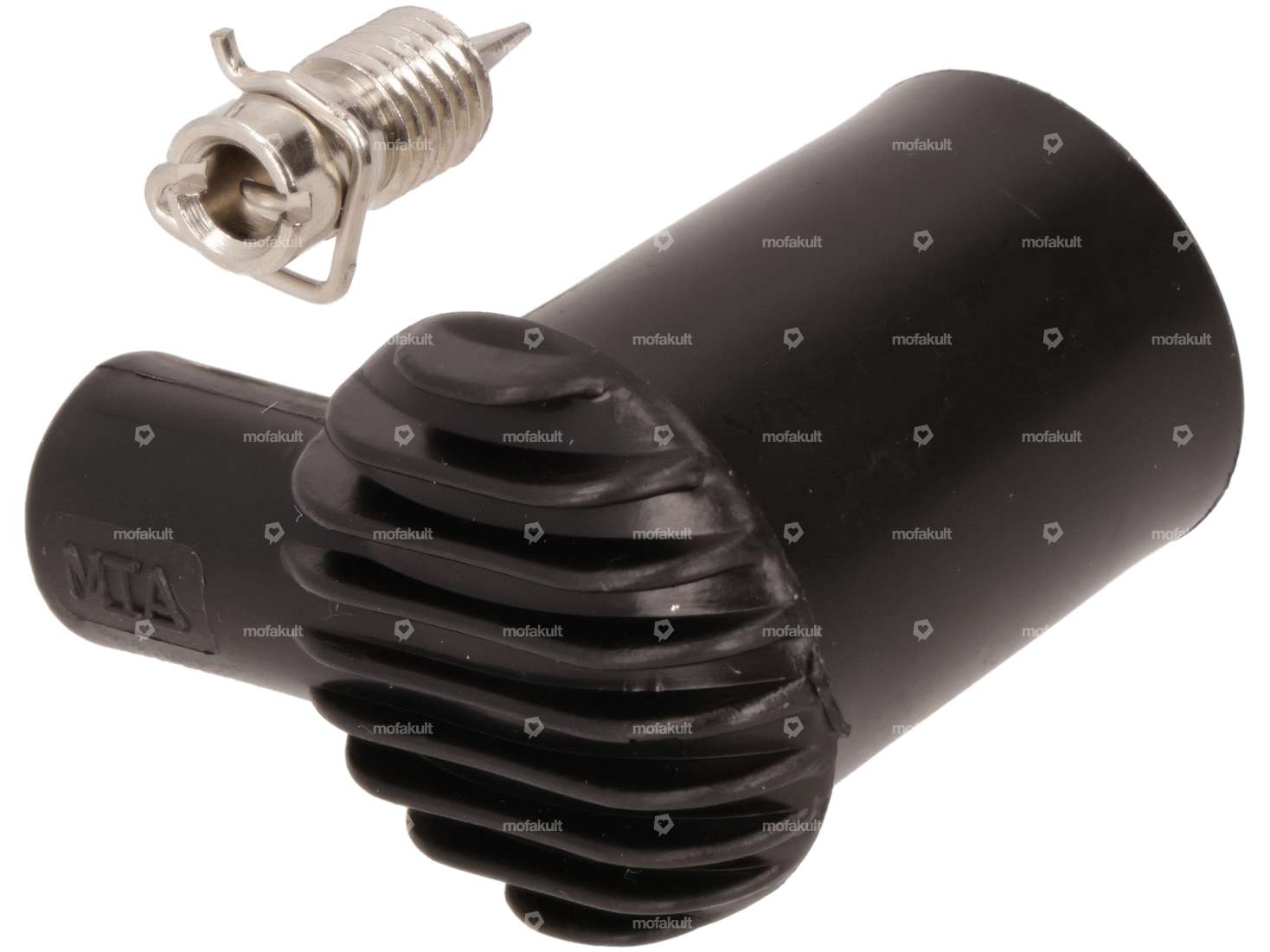 Fiche de bougie d'allumage rainurée avec broche de serrage / non antiparasitée Carousel Image 2