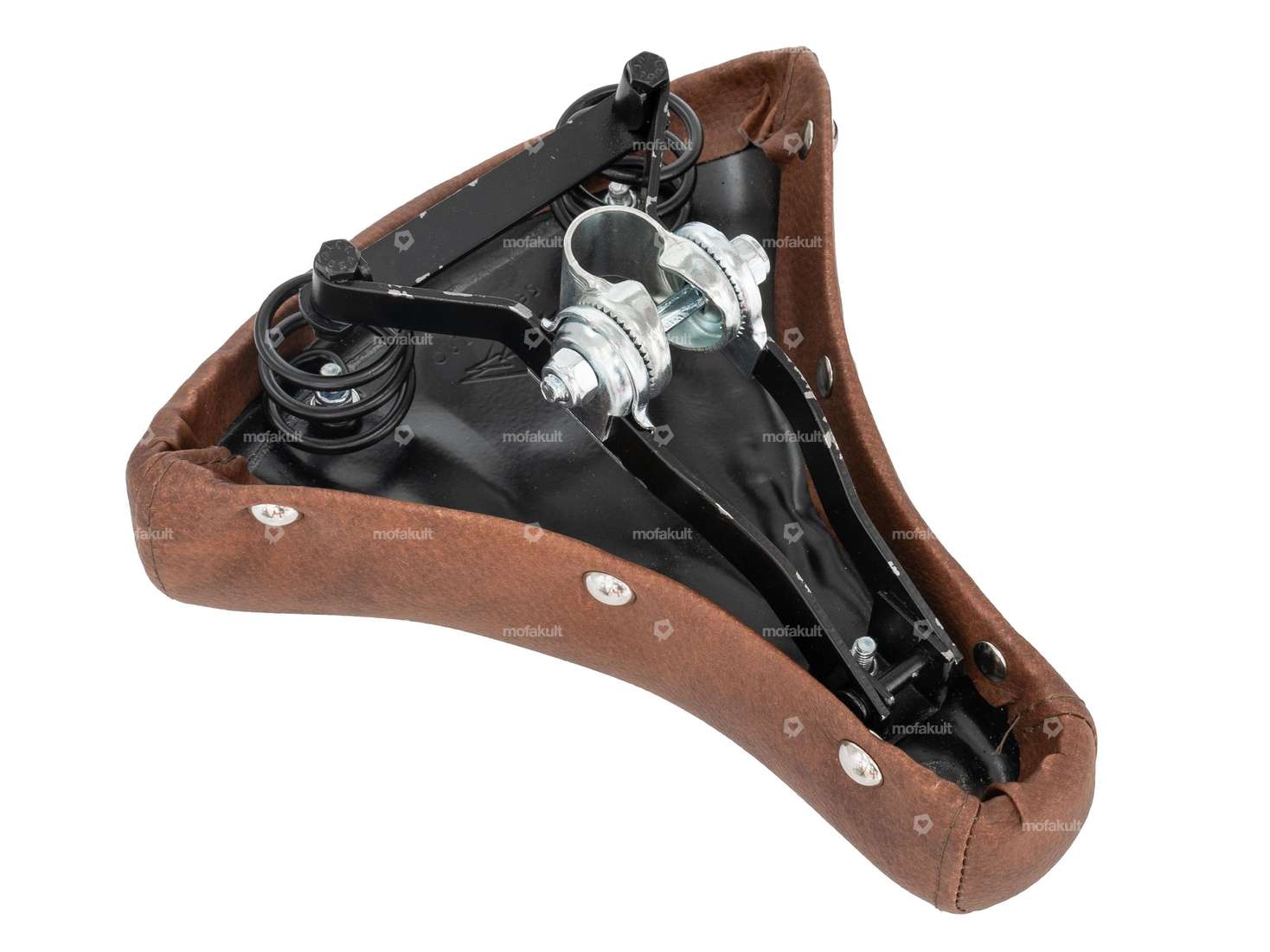 Buffalo saddle barrel springs brown Carousel Image 4