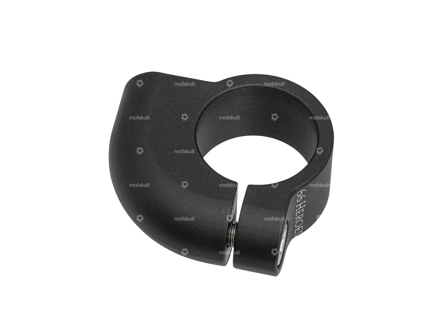 66HEROES Support de rétroviseur M10 Alu noir Carousel Image 2