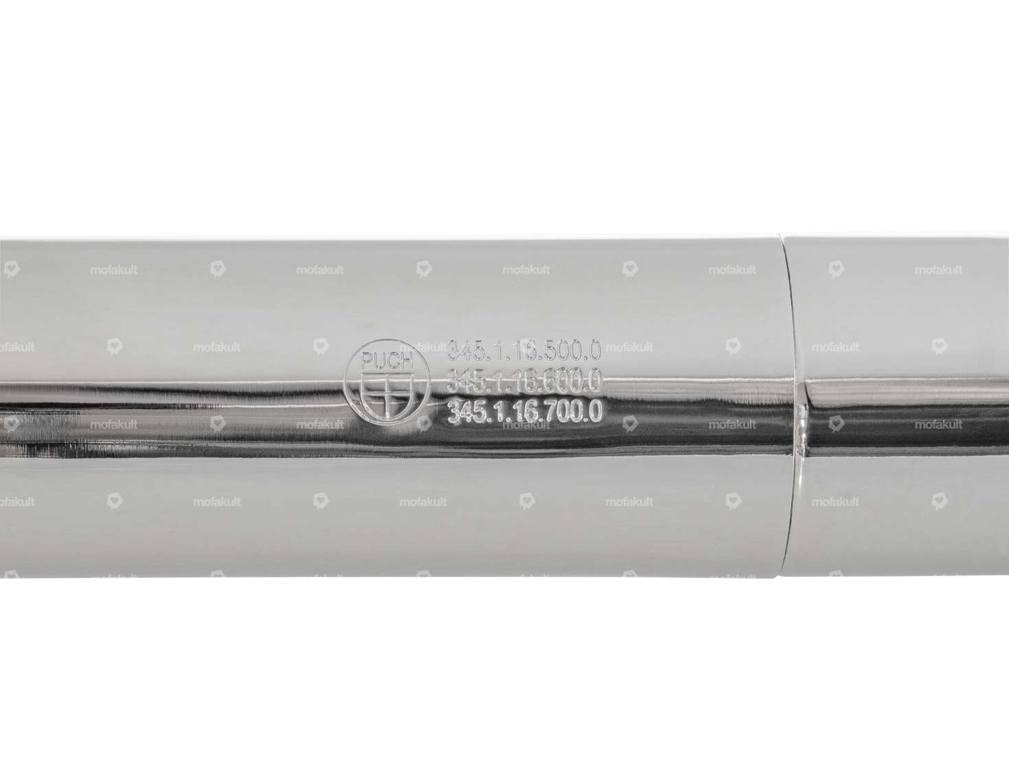 swiing® ingenious Zigarre Ø 28 / 70 mm Chrom (Reso-Auspuff) getarnt | Puch Maxi S, N Carousel Image 4