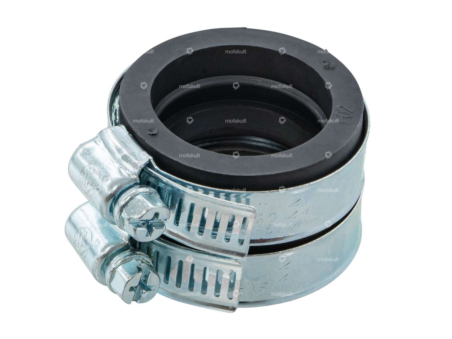 DMP caoutchouc d'aspiration Ø 33.5 / 33.5 x 31.5 avec colliers de serrage Carousel Image 1