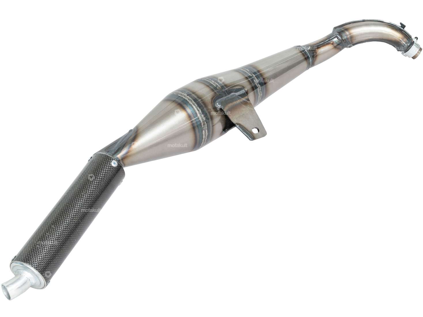 Simonini pot d'échappement Thunder Carbon | Piaggio Ciao, Bravo Carousel Image 2