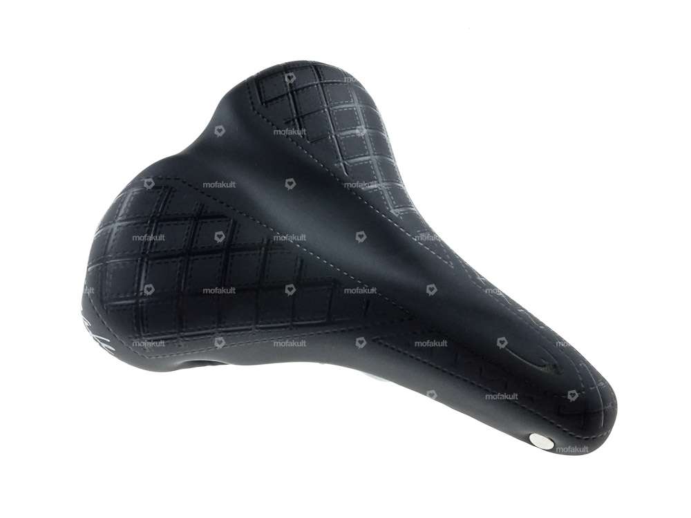 Selle Comfort à ressorts en tonneau, noire Carousel Image 2