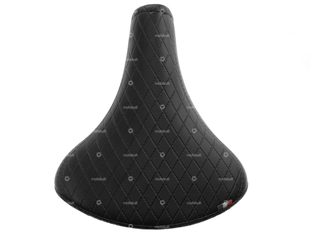Selle Comfort losange à ressorts en tonneau noire Carousel Image 4