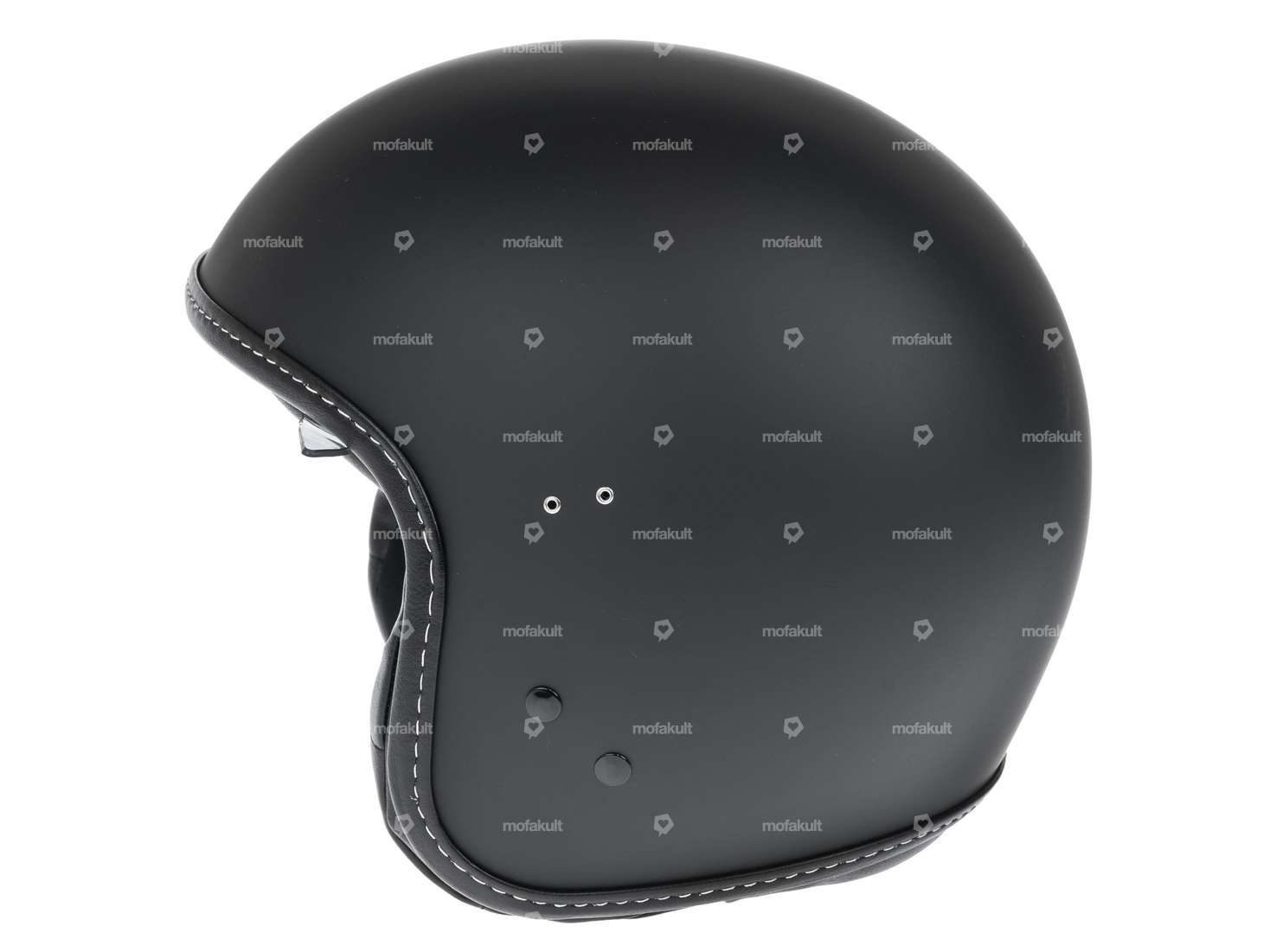 Jet helmet Crazy black matt (S / L) Carousel Image 3