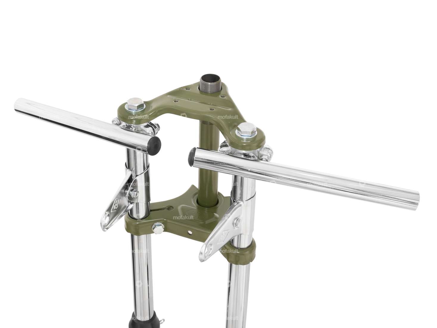 Guidon muet 25 cm chromé (talon de fourche 32 - 35 mm) Carousel Image 2