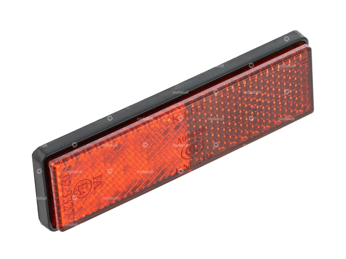 Réflecteur autocollant carré rouge Carousel Image 1