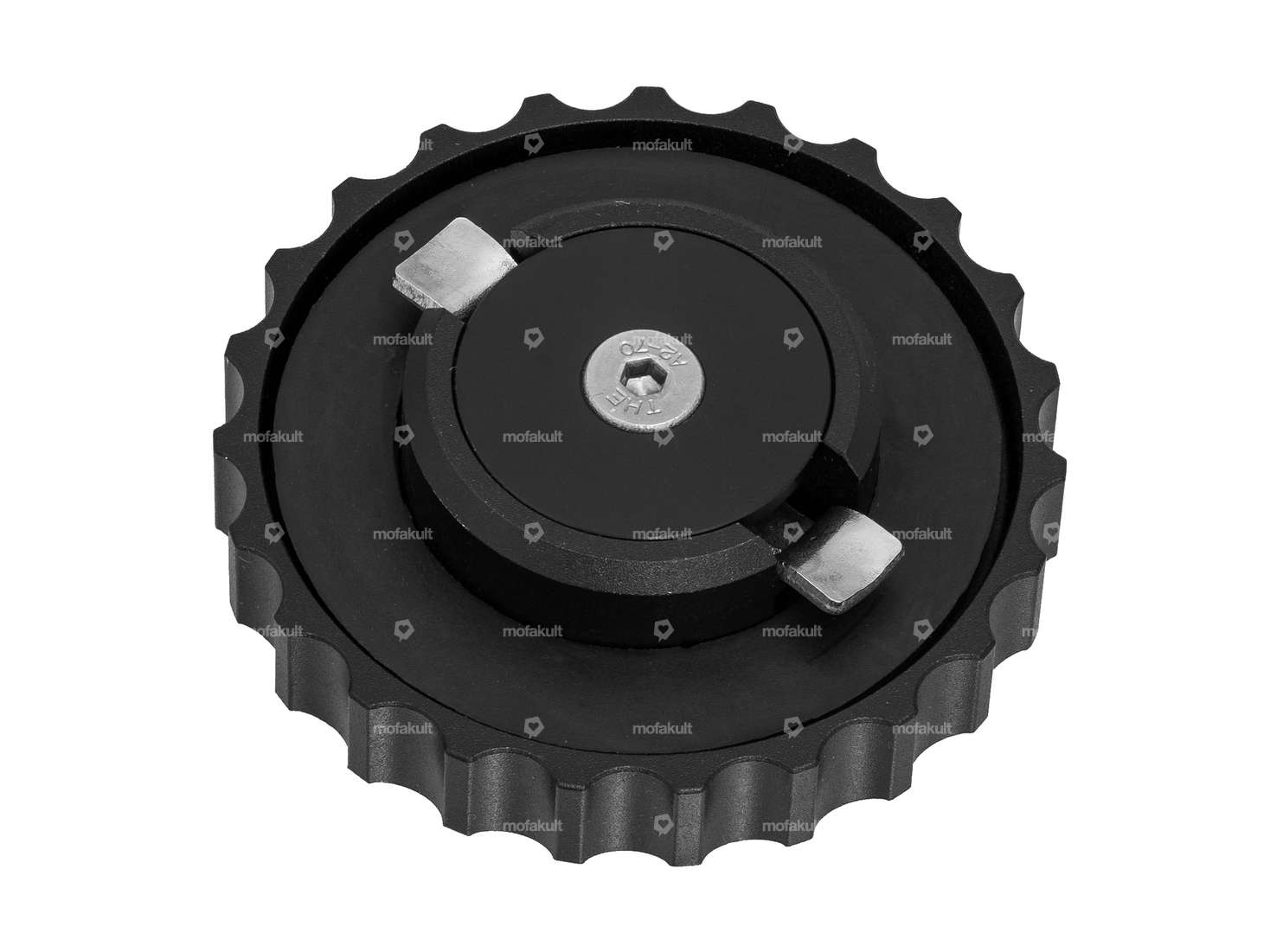 66HEROES Tankdeckel «Hercules» Bajonett 40 mm schwarz Carousel Image 2