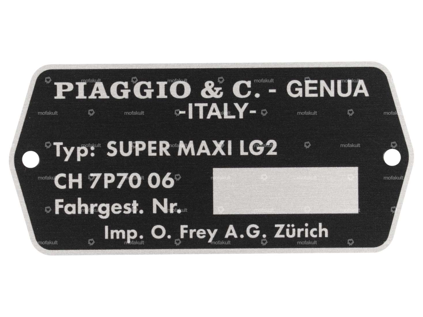 Typenschild CH7P7006 | Puch Supermaxi LG2 Carousel Image 1