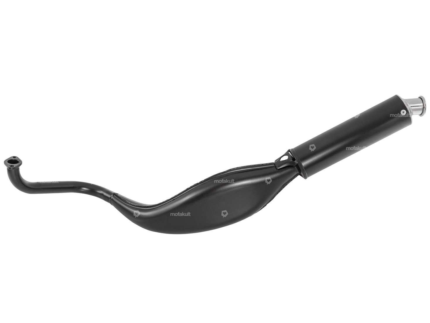 TECNO exhaust "flat belly" black | Puch Maxi Carousel Image 1