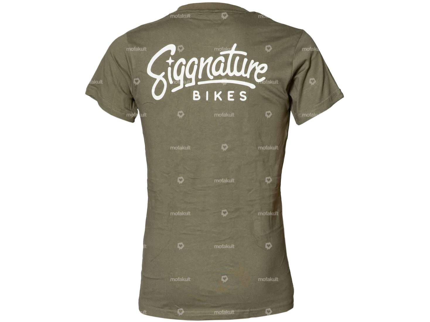 Siggnature T-Shirt «BASIGG» (XS - 2XL) olive Carousel Image 2