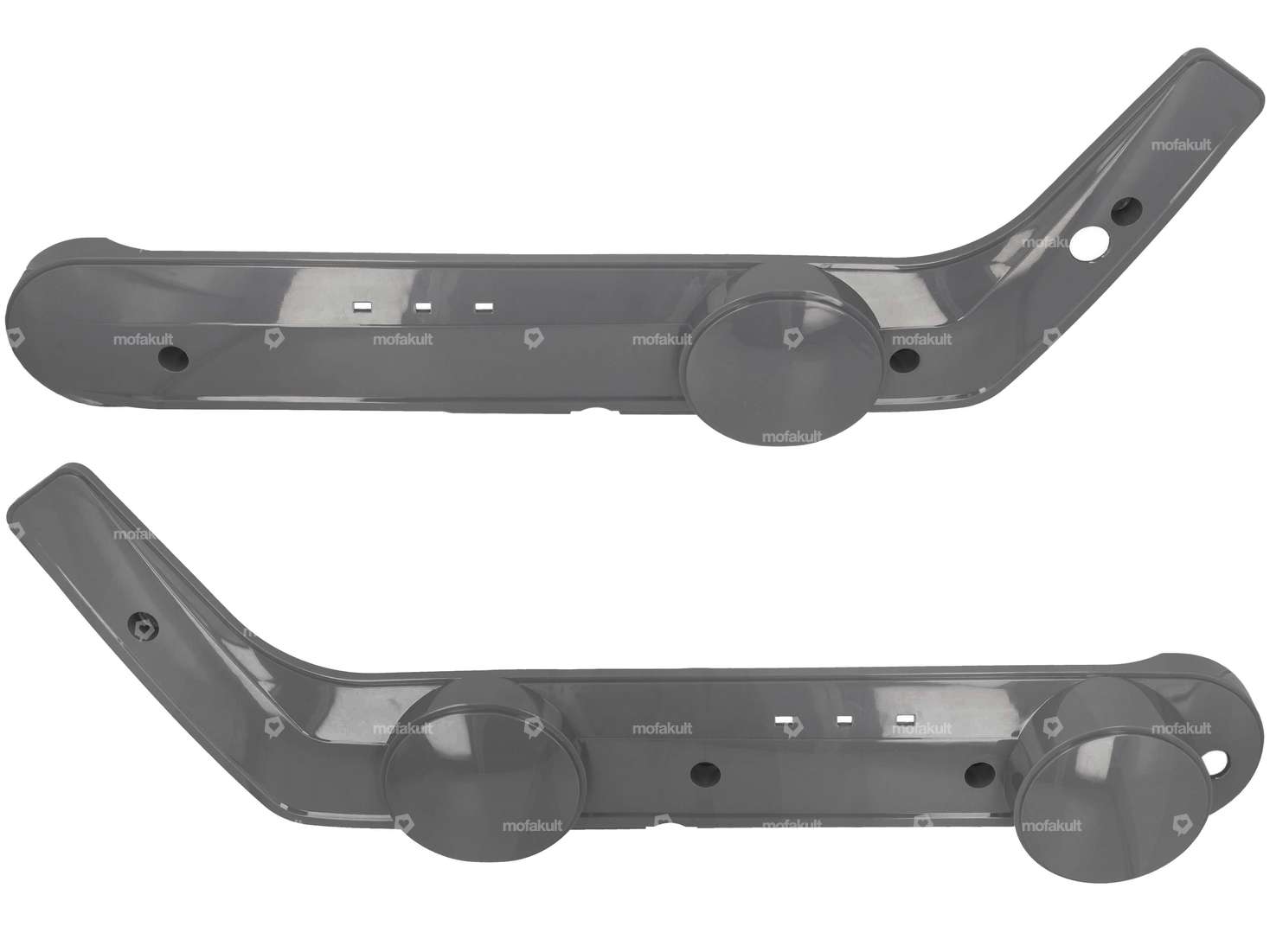 AKOA side protectors angular Vario dark gray | Piaggio Ciao Carousel Image 1