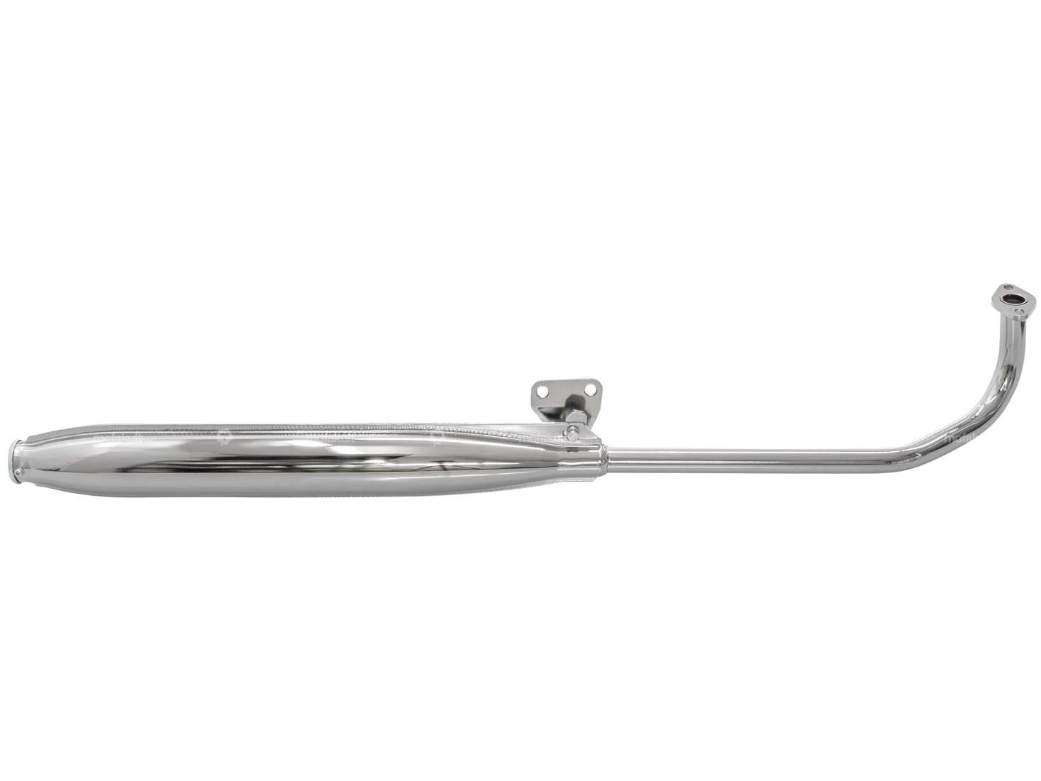 Echappement 22 mm sortie droite chrome | Tomos Carousel Image 1