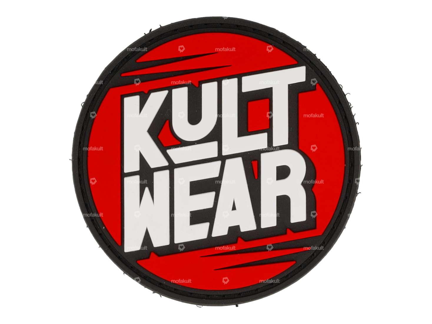 mk-Merch Ecusson "kultwear" rond en caoutchouc Carousel Image 1