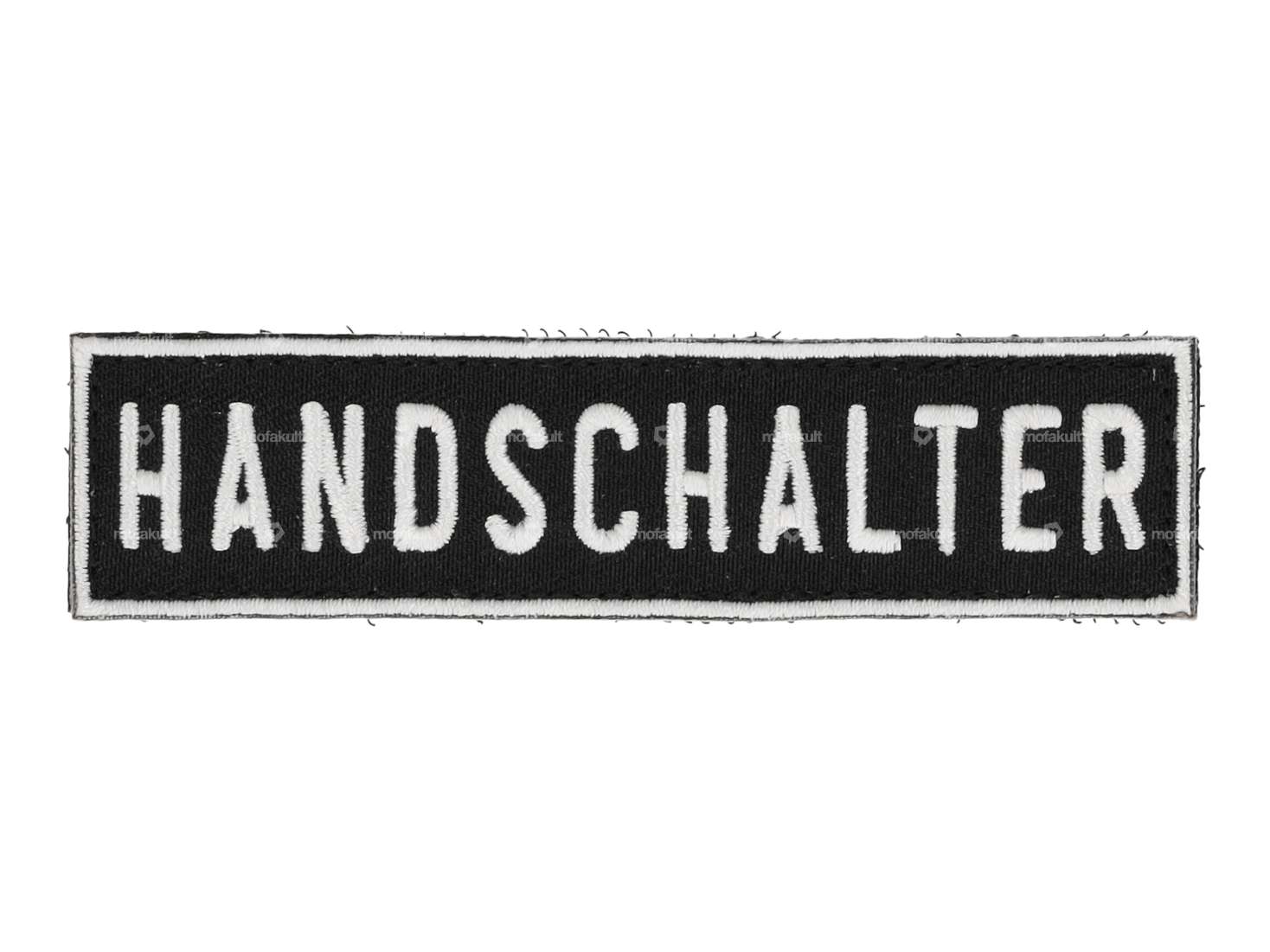 mk-Merch patch "HANDSCHALTER" black Carousel Image 1