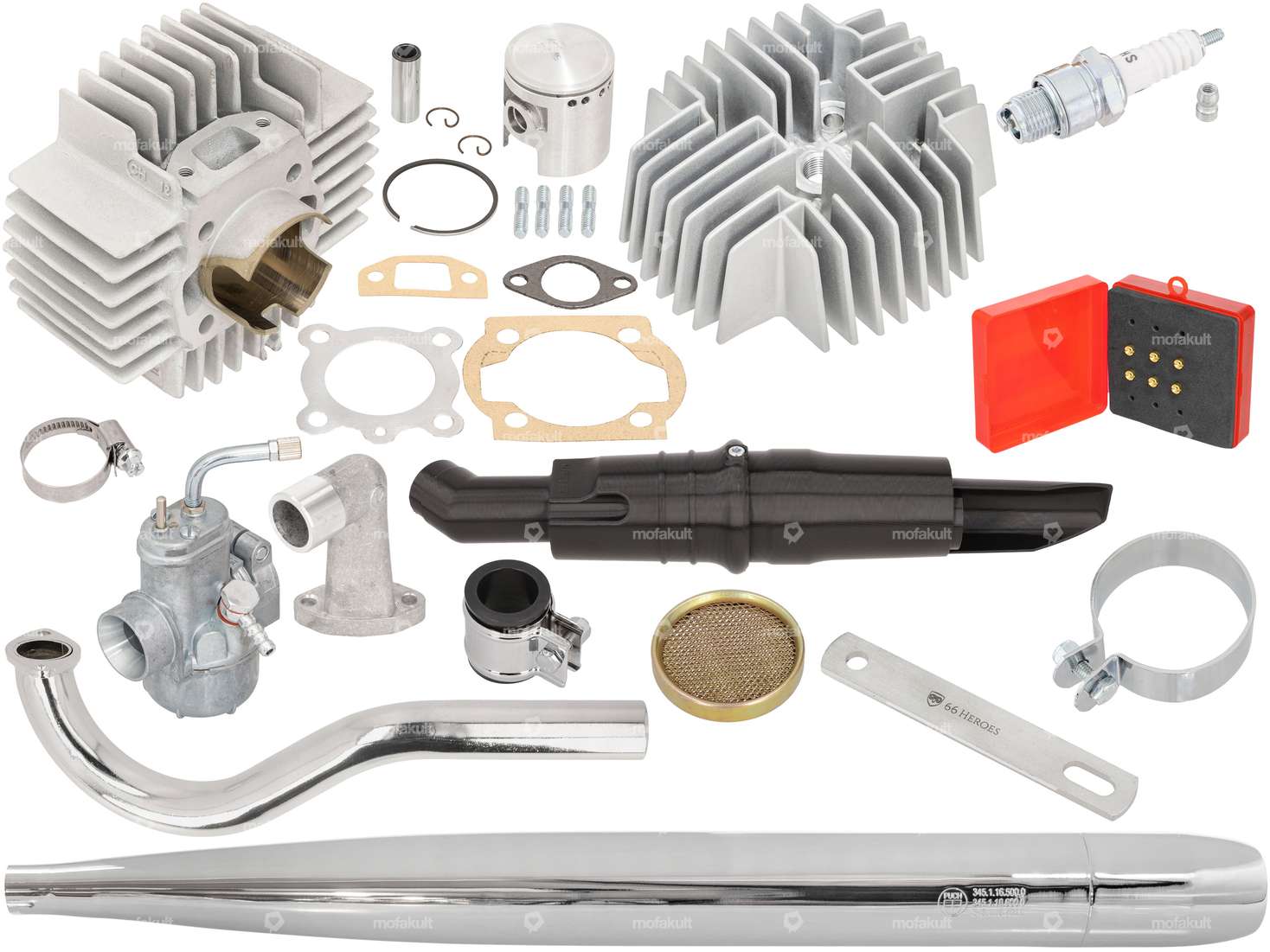 swiing® ingenious 45 mm tuning set (17 mm SRF carburetor) | Puch Z50 Carousel Image 1