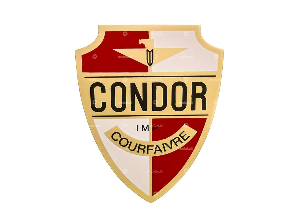 Condor Courfaivre Aufkleber Puch Steuerrohr Carousel Image 1