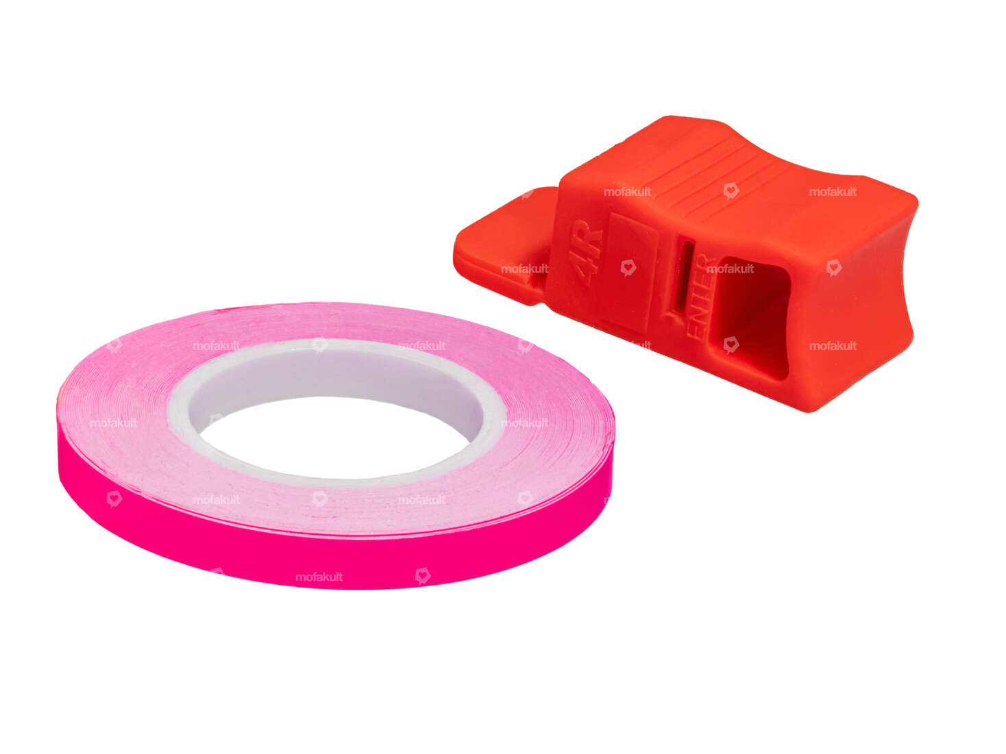 Rim tape 5 mm luminous pink (6 m) Carousel Image 1