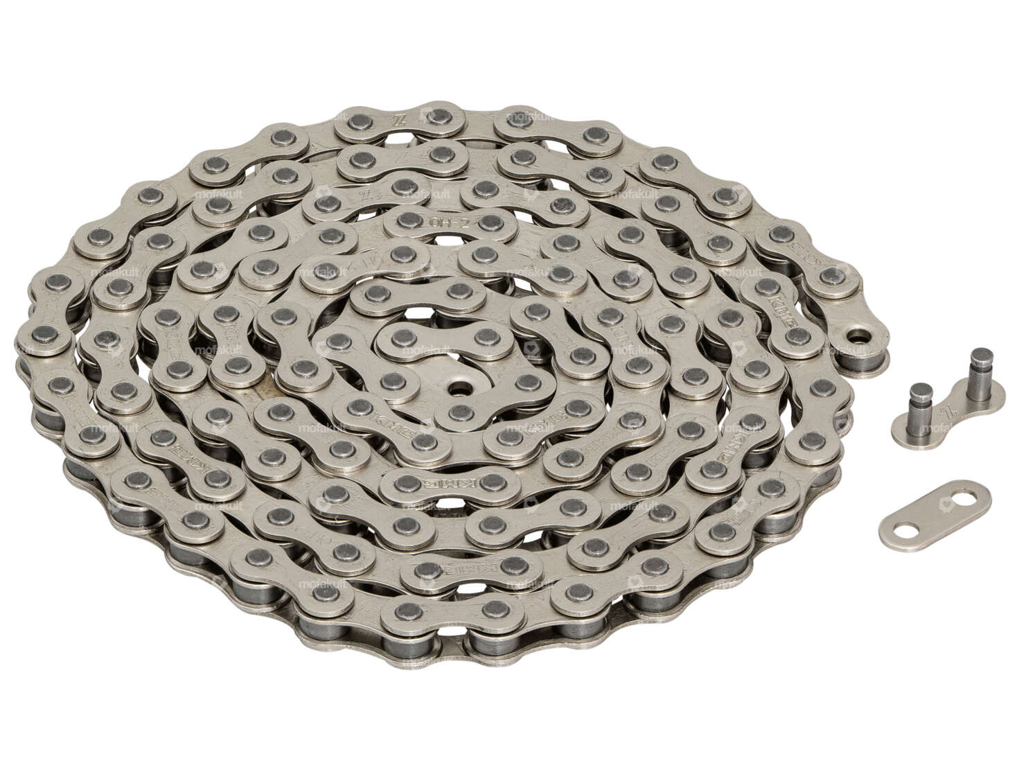 KMC Tretkette silber geräuscharm Carousel Image 1