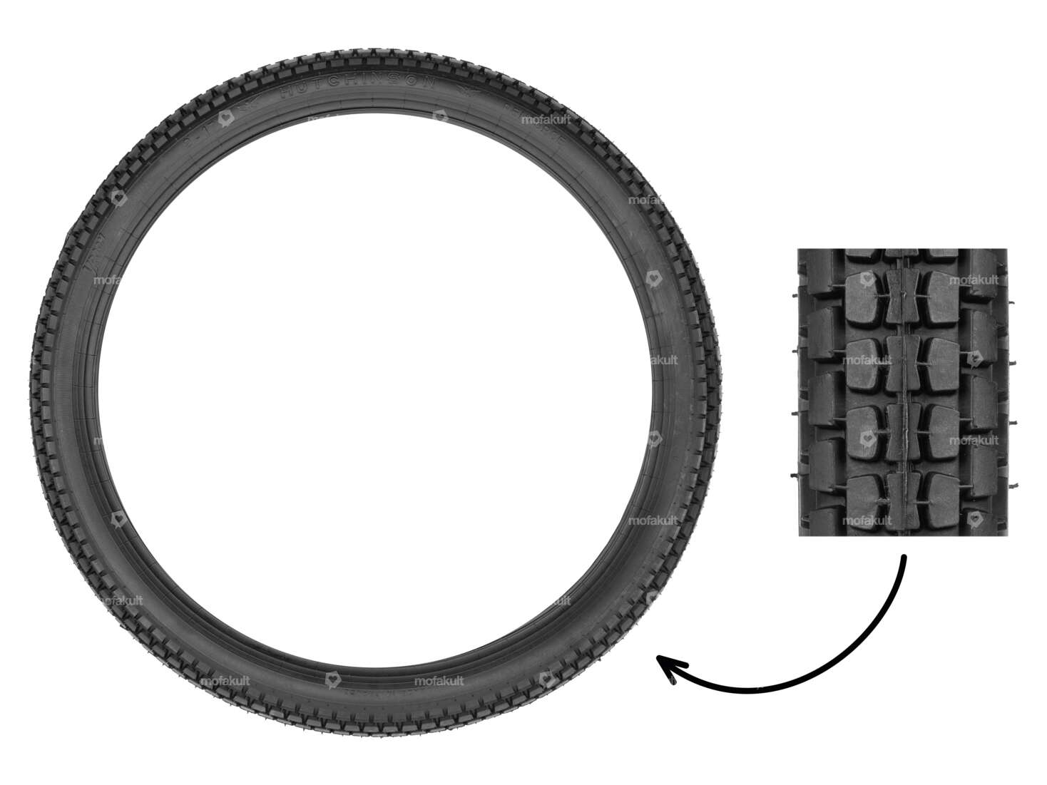 Pneu Hutchinson 2.00 x 17" Vroom Allround Carousel Image 1